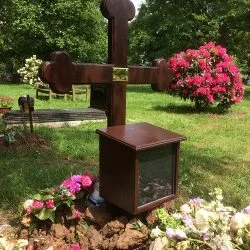 Cross and box